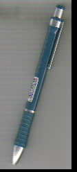 Ручка шариковая синяя Silwerhof Rivolo авт 0.7мм резин. держ.