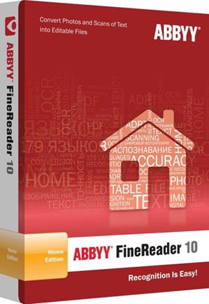 CD ABBYY FineReadern Home Edition (коробка).