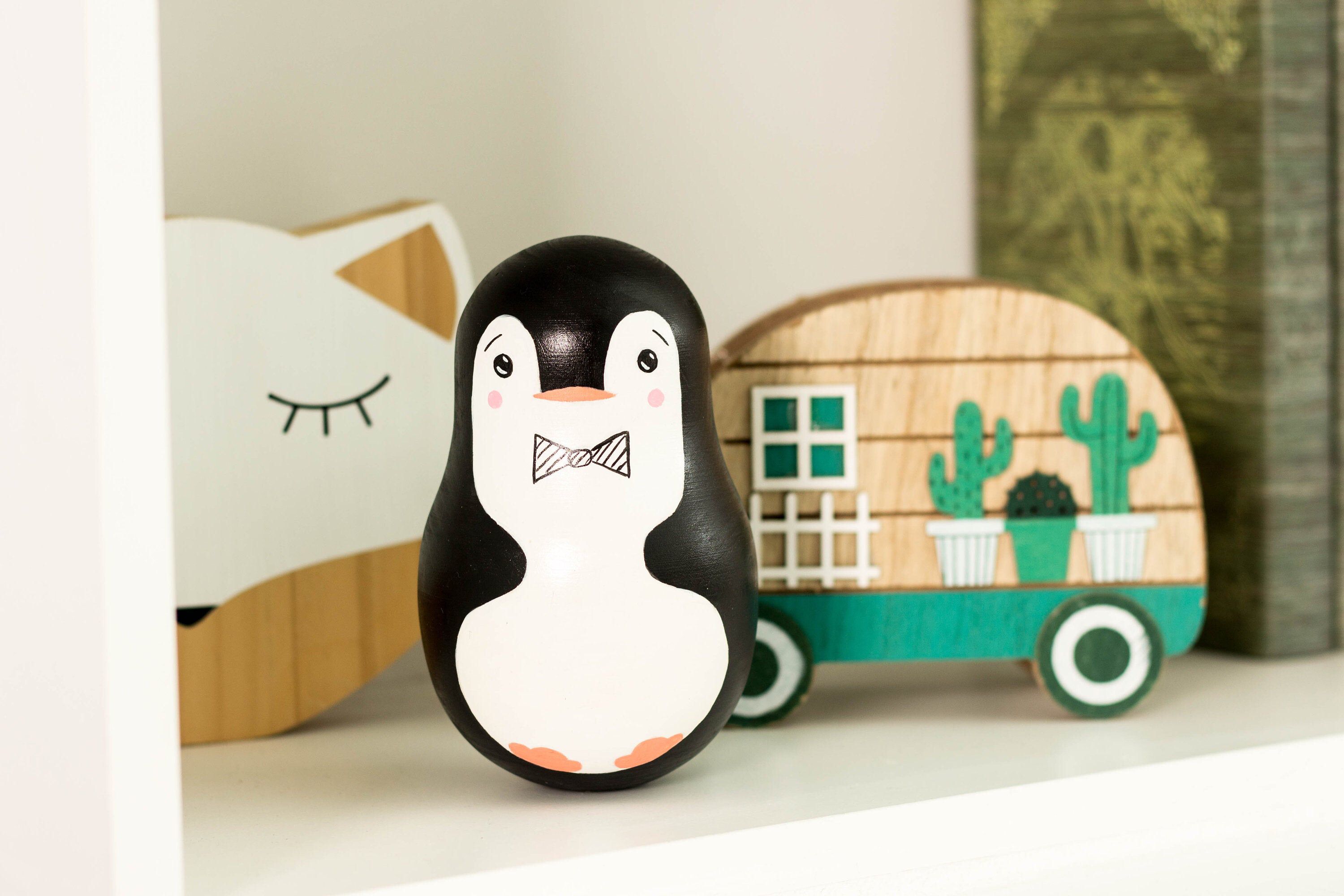 АКЦИЯ19 Игрушка деревянная Монтесори Пингвин