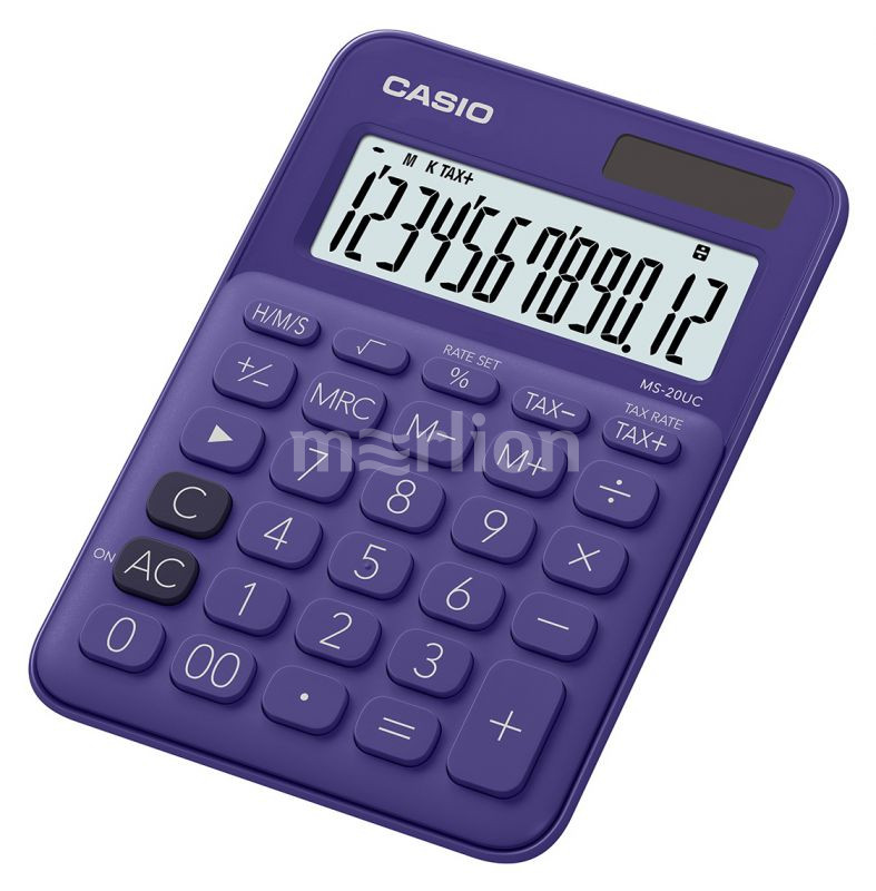 Калькулятор 12 разр. Casio настольный фиолетовый