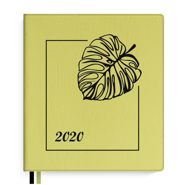Еженедельник А7+ 2020г Escalada Салатовый ПВХ