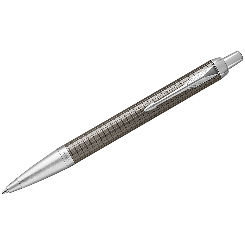 Ручка подар. Parker Premium Dark Espresso Chiselled CT синяя шарик коф
