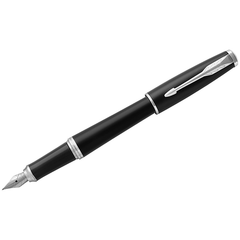 Ручка подар. Parker Urban Muted Black CT перо 0.8мм