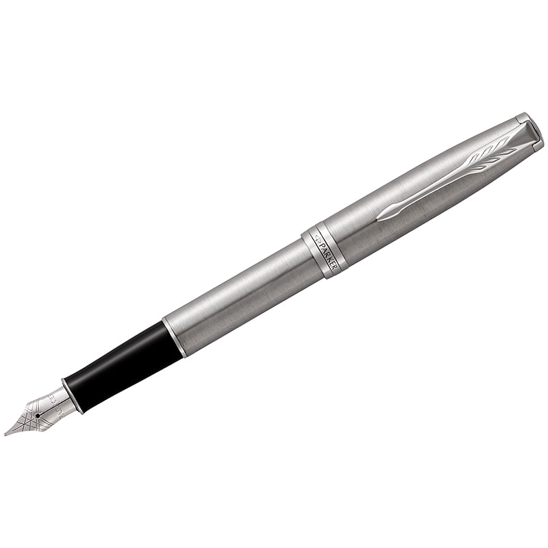 Ручка подар. Parker Sonnet Stainless Steel CT перо 0.8мм