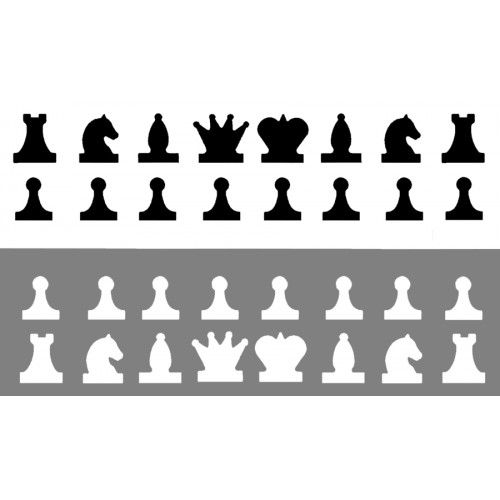 Набор Магнитных фигур Шахматы демонстрационные