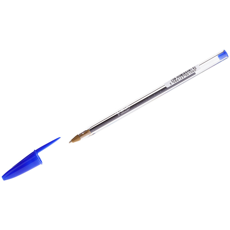 Ручка шариковая синяя Bic 1мм прозрачная . Cristal , BIC 2024г. 61,00р.