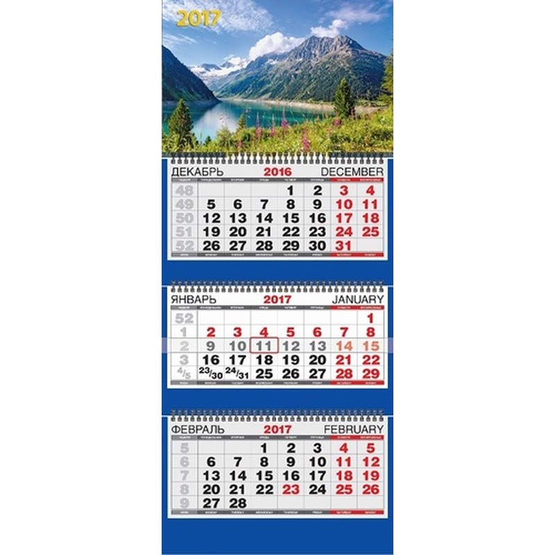 Календарь квартальный 2022 09-22016 Цветы и бабочки