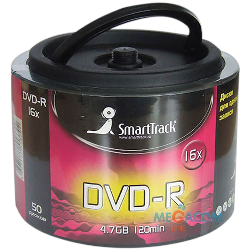 Диск DVD-R Smart Track 4.7Gb 16x Cake box 25