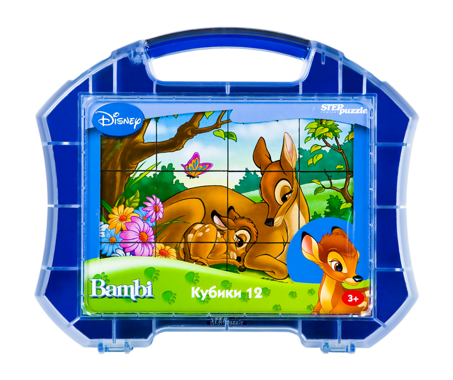 АКЦИЯ19 Кубики 12шт Step Bambi