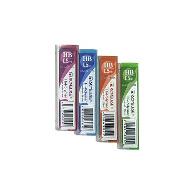 Стержни для мех. карандашей 0.5мм НВ Acmeliae 30шт/набор