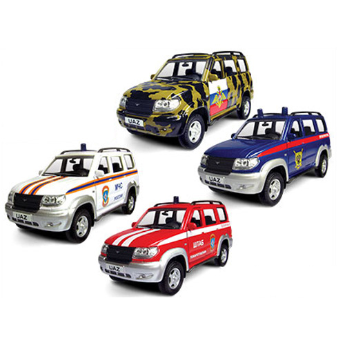Машина UAZ PATRIOT экстренные службы спасения ассорт 1:43