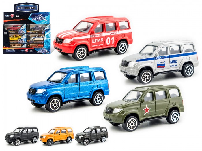 Машина UAZ PATRIOT ассорт 1:60