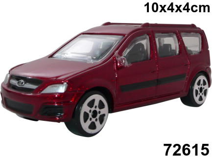 Машина Lada Largus красная 1:60 18 шт