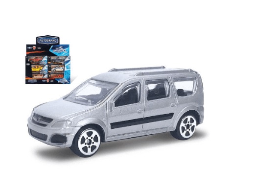Машина Lada Largus серебряная 1:60