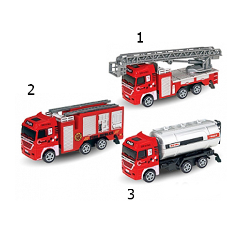 Машина Fire Crew пожарная ассорт 1:60
