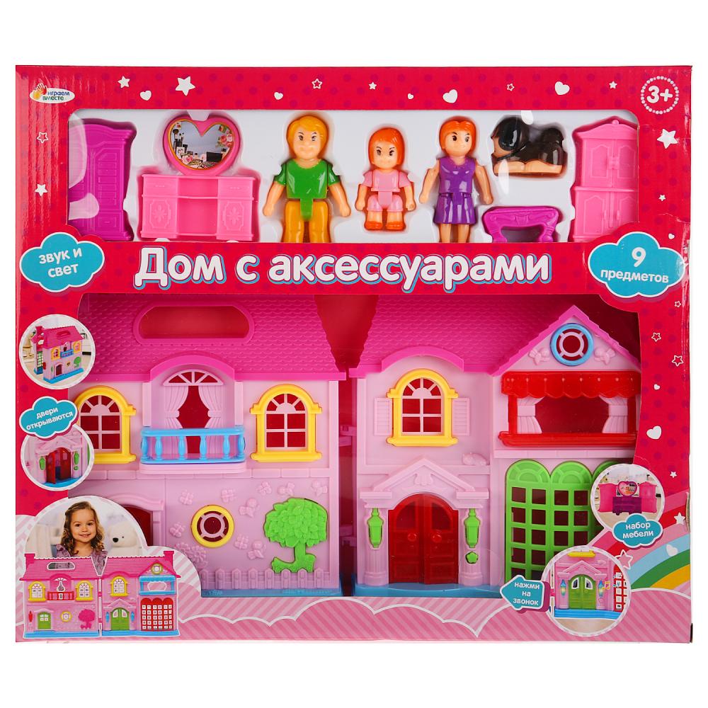 Дом для кукол свет, звук, аксес.