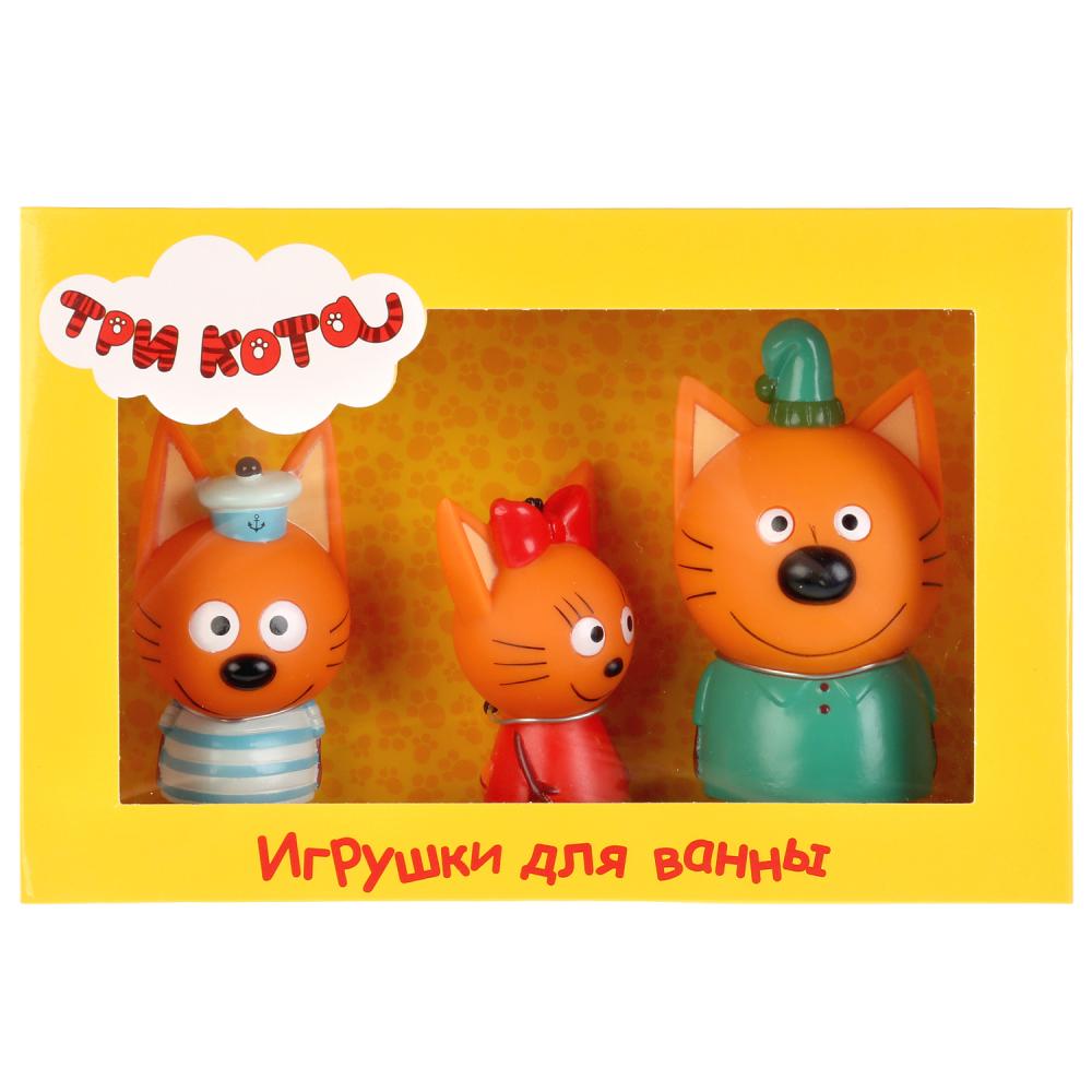 из ПВХ Набор для купания Капитошка Три кота: Компот, Коржик, Карамелька