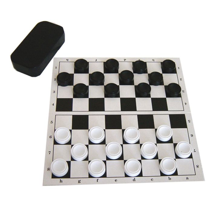 Настольная Шашки с доской 33?33 см d=2.5 см