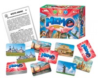 Игра Настольная Мемо фото Достопримечательности России (2 вида)