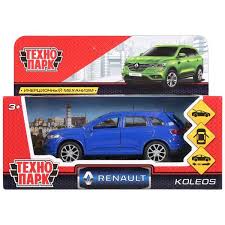 Машина Renault koleos 12см открыв. двери, инерц, синий