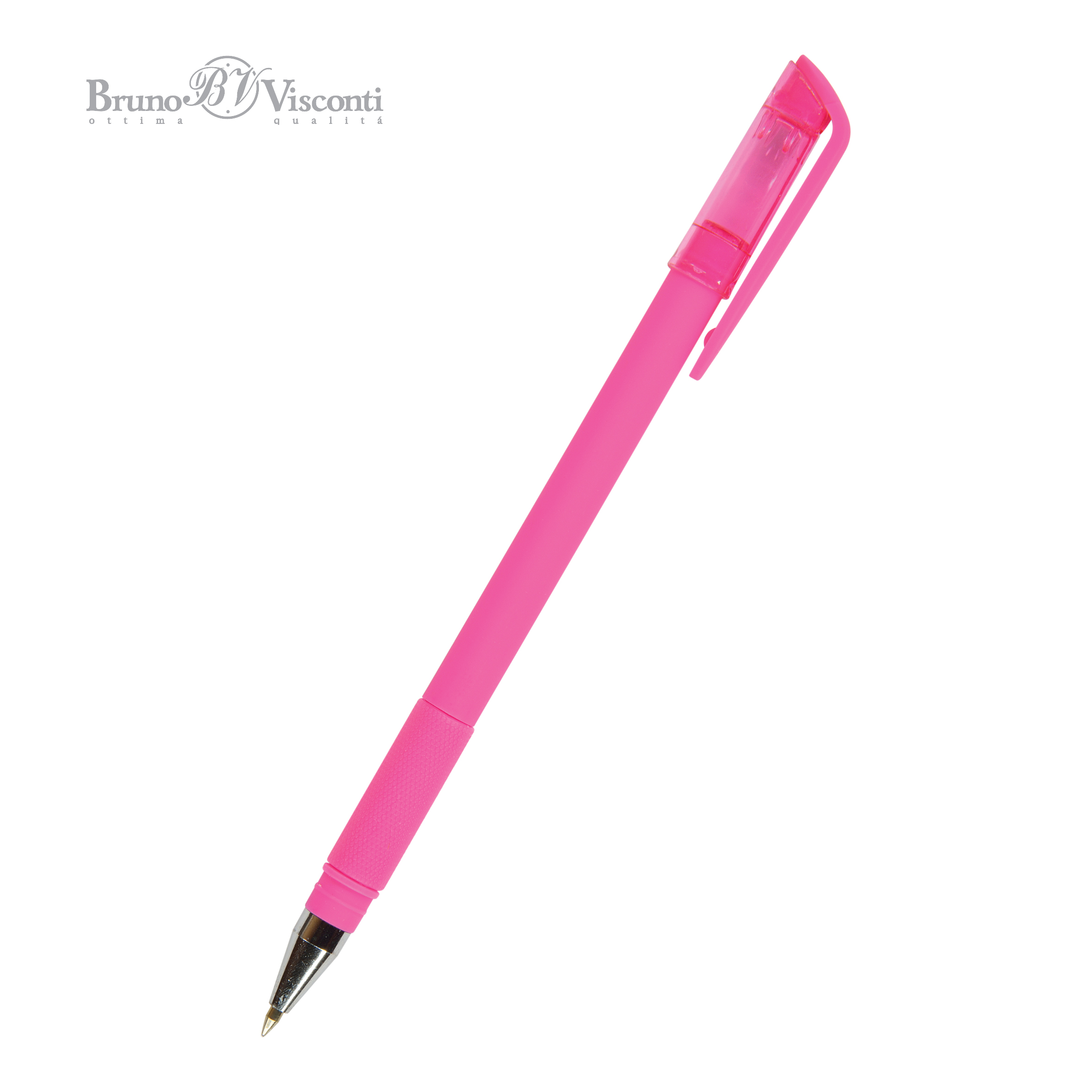 Ручка шариковая синяя BV EasyWrite special розов под персонализацию