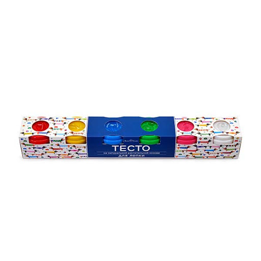 Тесто д/лепки 4цв 20гр BV HappyСolor на растительной основе