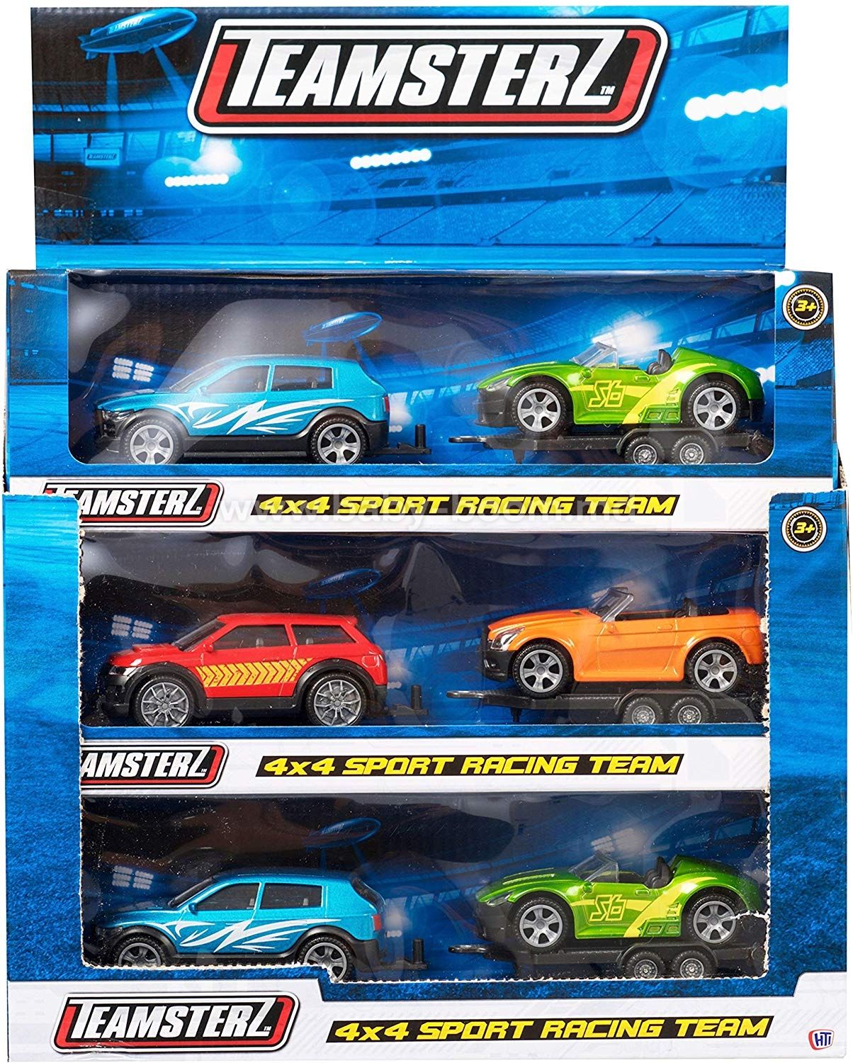 Набор из 2-х машин Спортивная гоночная команда 4х4