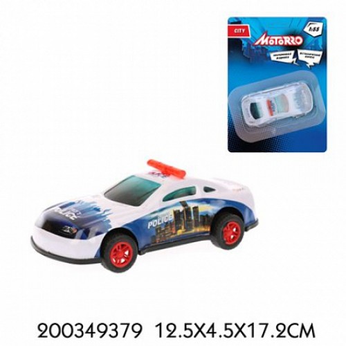 Машинка Motorro легкий корпус ассорти металл. инерц, 1:55
