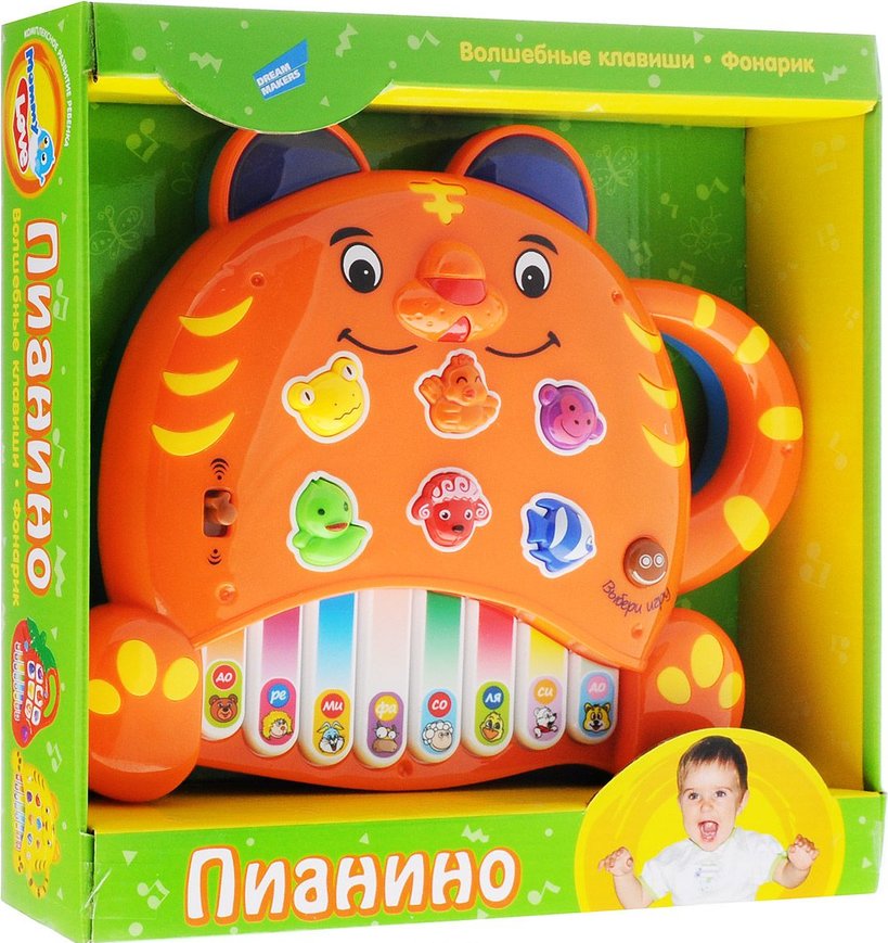 Электронная Пианино Тигренок