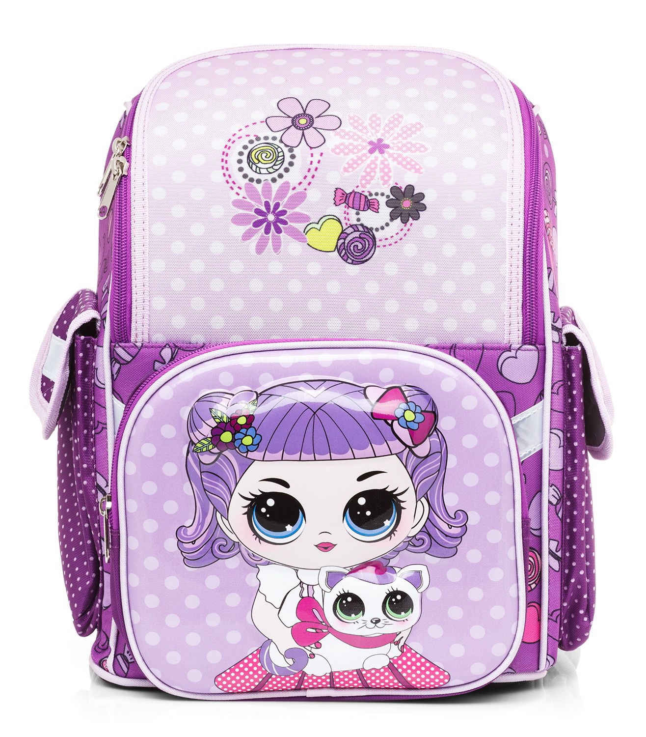 Ранец Hatber Sweet Girl фиолетовый