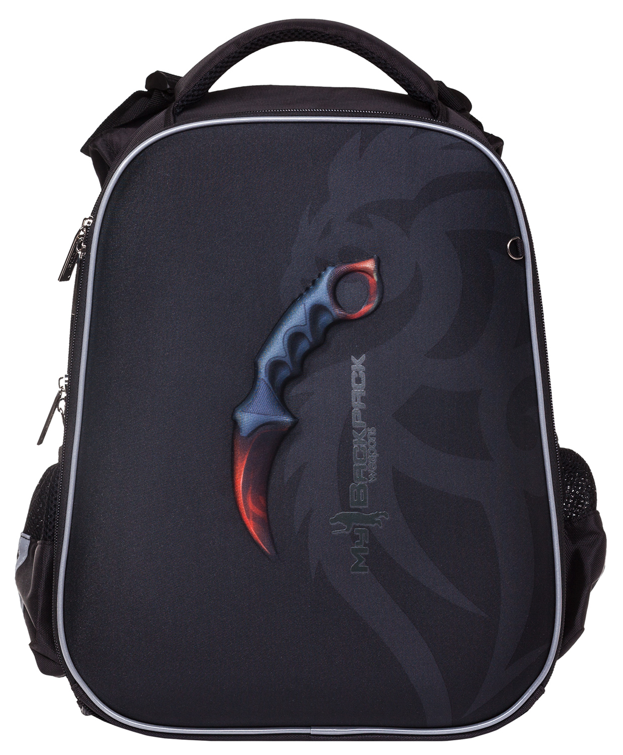 Ранец панцирный Hatber Karambit черный