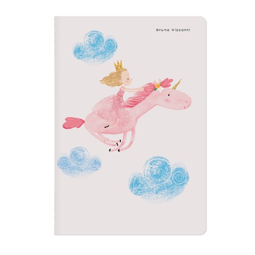 Тетрадь 40л кл BV Принцесса и единорог