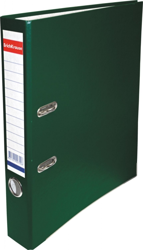 Папка-регистратор 50мм зеленый мет/окант разборный разборный