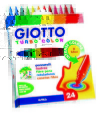 Фломастеры 24 цв Fila Giotto Turbo Color