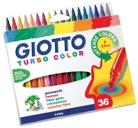 Фломастеры 36 цв Fila GiottoTurbo Color