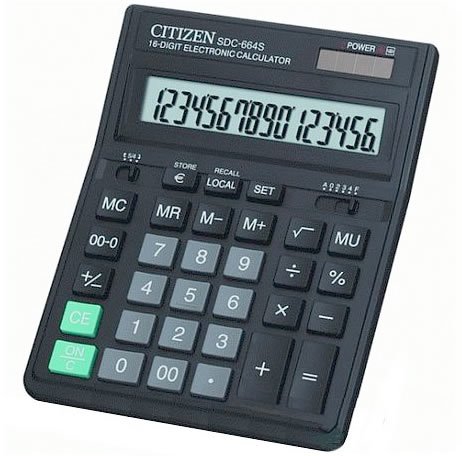 Калькулятор 16 разр. CITIZEN