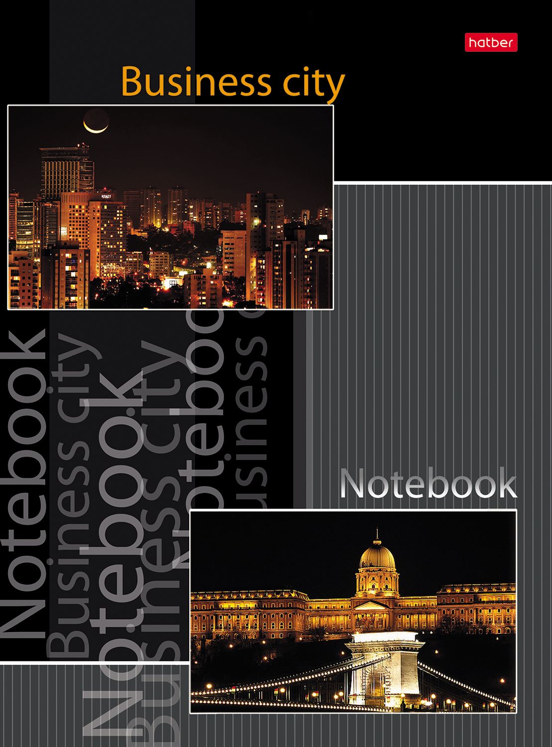 Тетрадь А5 тв 80л кл Business city