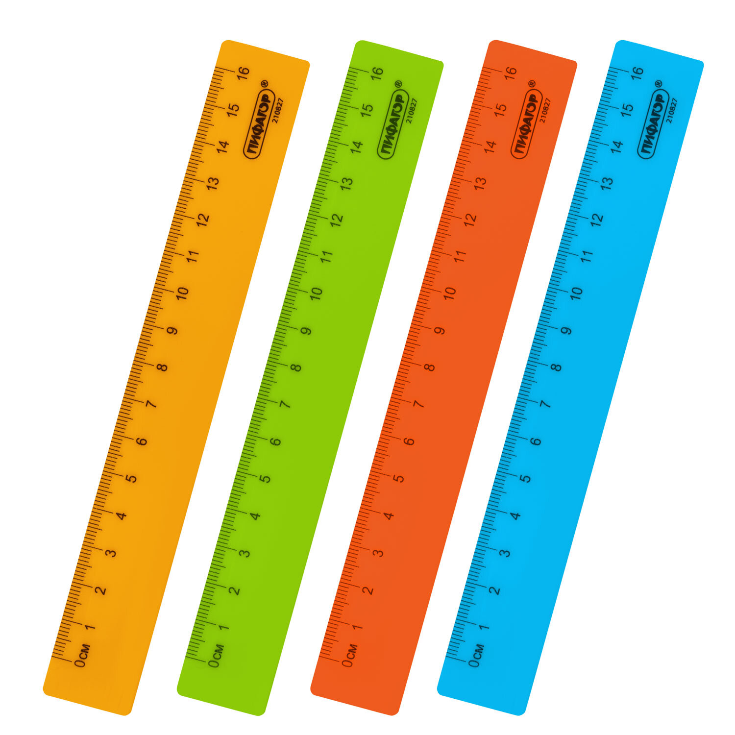 Линейка пласт. 30 см закройщика цв