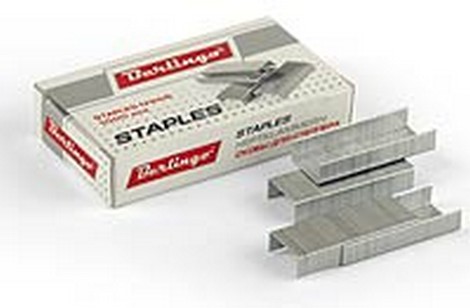 Скоба № 24/6 1000шт оцинкованные