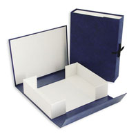 Папка архивная 200мм бумвинил с завязками (короб)