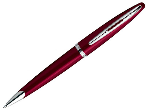 Ручка шариковая Waterman Carene красная синий стержень