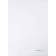 Папка-уголок 1 отд однотонная прозр 180мк