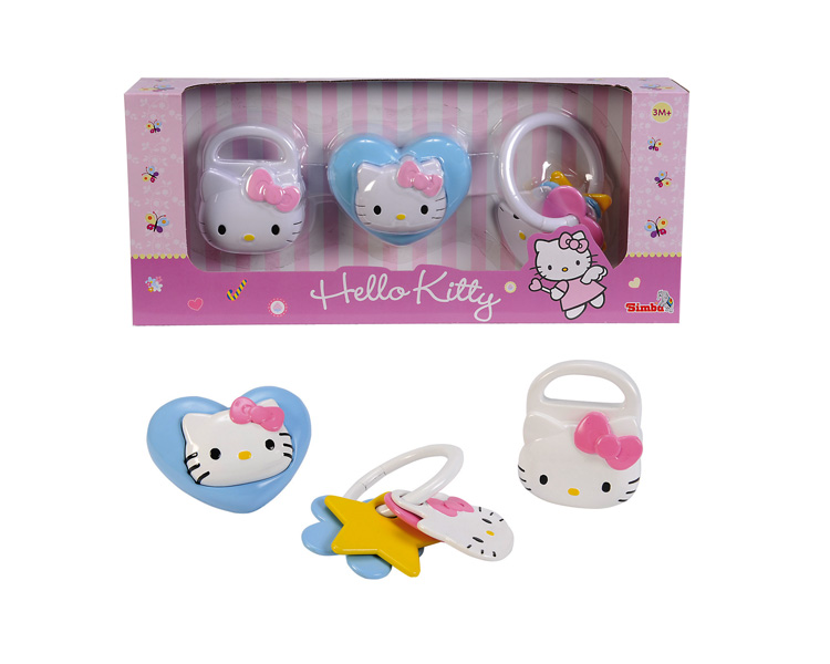АКЦИЯ19 Игр Погремушка 3шт/уп Hello Kitty