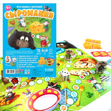 Игра Настольная Ходилка с викториной Сыромания 42x29,5см