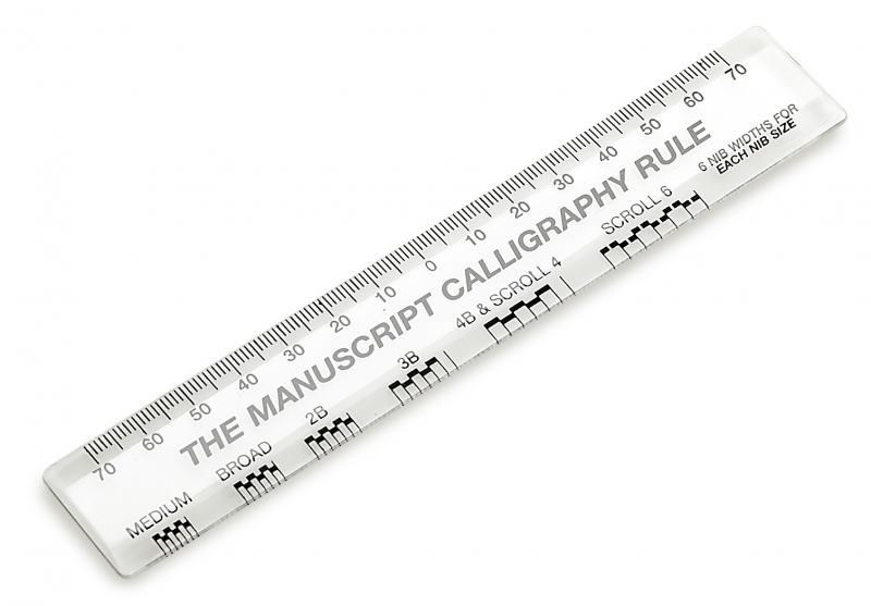 Линейка д/каллиграфии Manuscript 70мм