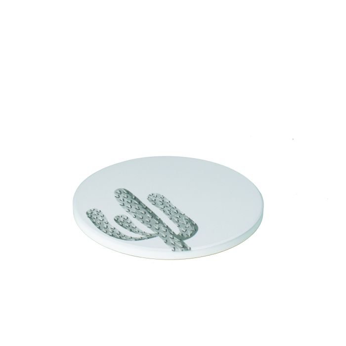 Сувенир Подставка керамическая Кактус из фаянса