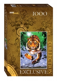АКЦИЯ19 Пазл 1000 Step Тигр (бархатная коллекция)