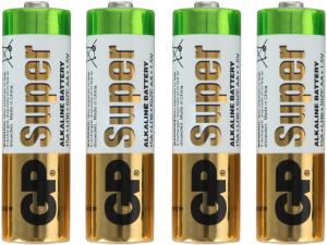 Батарейка AA пальчик GP Super Alkaline 1,5V алкалиновая (1 ШТУКА)