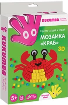 АКЦИЯ19 Творч Kukumba Мозаика 3D. Краб