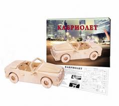Сборная модель Кабриолет дерев.